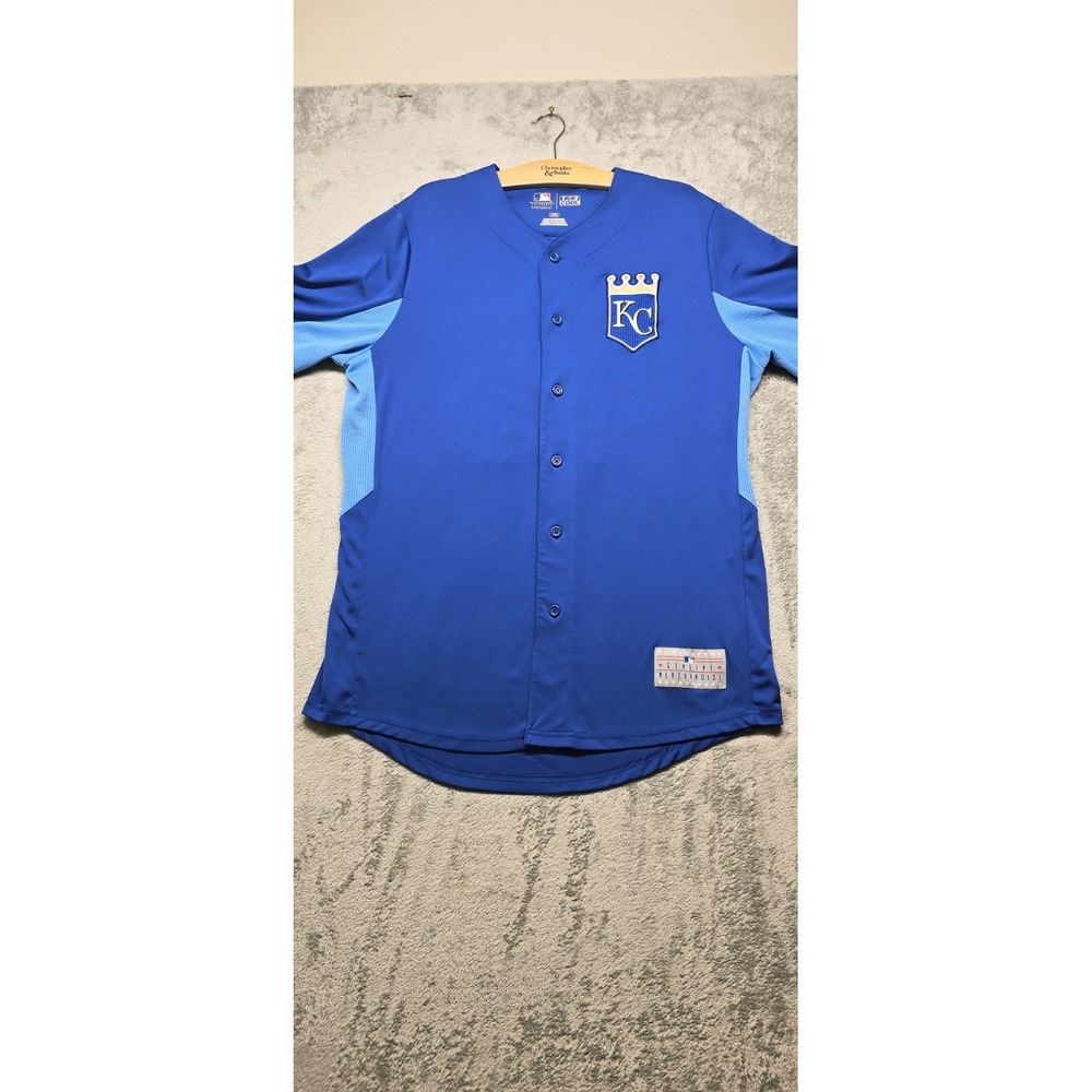 Genuine Merchandise Kansas City Royals Jersey Unisex Large Blue  Eric Hosmer #35
